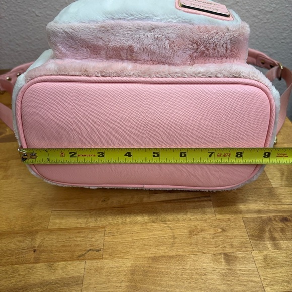 Loungefly Sanrio My Melody & Flat Mouse Plush Mini Backpack Pink Sherpa Kawaii - Picture 10 of 16